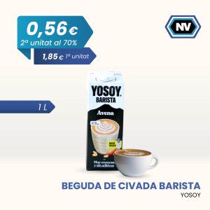 BEGUDA DE CIVADA BARISTA YOSOY 1 L