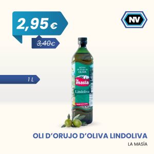OLI D’ORUJO D’OLIVA LINDOLIVA LA MASÍA 1 L