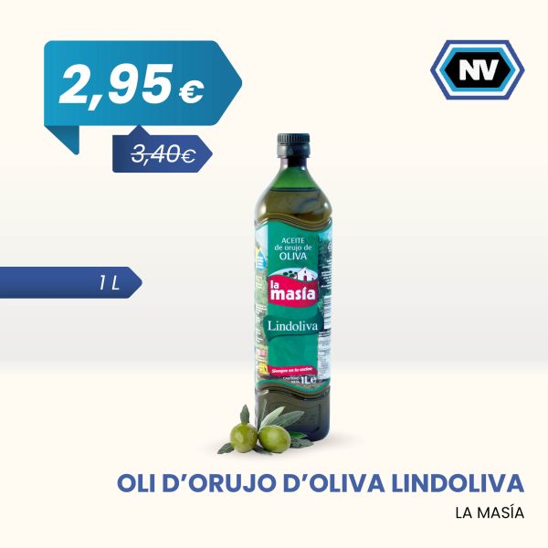 OLI D’ORUJO D’OLIVA LINDOLIVA LA MASÍA 1 L