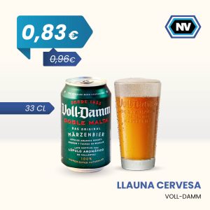LLAUNA CERVESA VOLL-DAMM 33 CL
