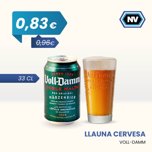 LLAUNA CERVESA VOLL-DAMM 33 CL