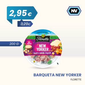 BARQUETA NEW YORKER FLORETTE 200 G