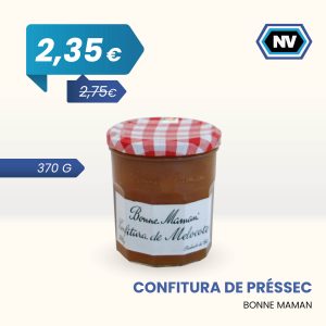 CONFITURA DE PRÉSSEC BONNE MAMAN 370 G