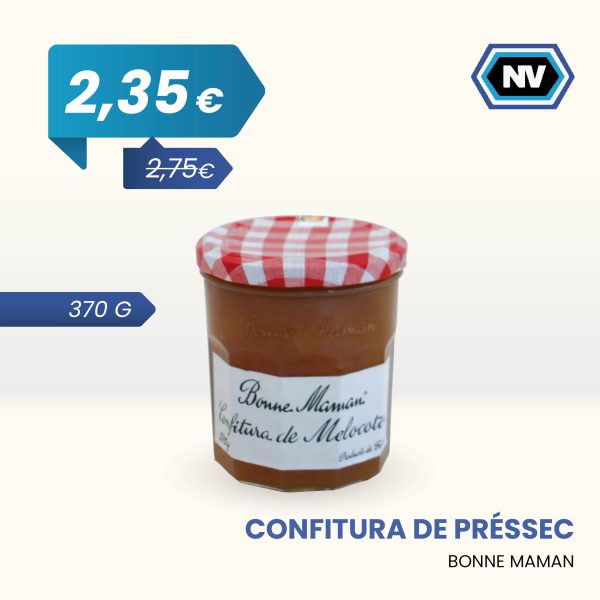 CONFITURA DE PRÉSSEC BONNE MAMAN 370 G