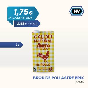 BROU DE POLLASTRE BRIK ANETO 1 L
