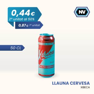 LLAUNA CERVESA XIBECA 50 CL
