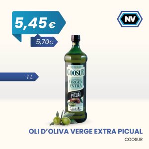OLI D’OLIVA VERGE EXTRA PICUAL COOSUR 1 L