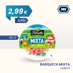 BARQUETA MIXTA FLORETTE 190 G