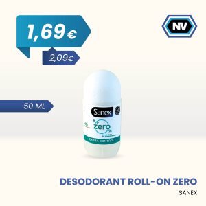 DESODORANT ROLL-ON ZERO SANEX 50 ML