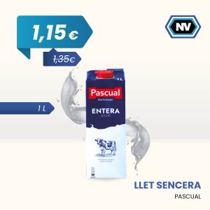 LLET SENCERA PASCUAL 1 L