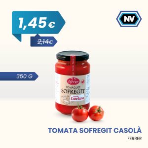 TOMATA SOFREGIT CASOLÀ FERRER 350 G
