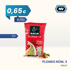 PLOMES NÚM. 3 GALLO ¼