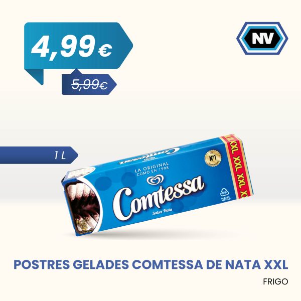 POSTRES GELADES COMTESSA DE NATA XXL FRIGO 1 L