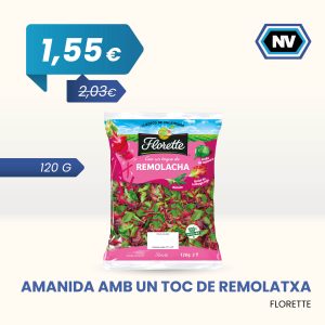 AMANIDA AMB UN TOC DE REMOLATXA FLORETTE 120 G