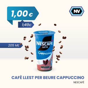 CAFÈ LLEST PER BEURE CAPPUCCINO NESCAFÉ 205 ML