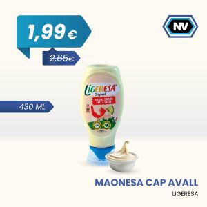 MAONESA CAP AVALL LIGERESA 430 ML