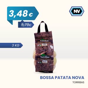 BOSSA PATATA NOVA TORRIBAS 3 KG