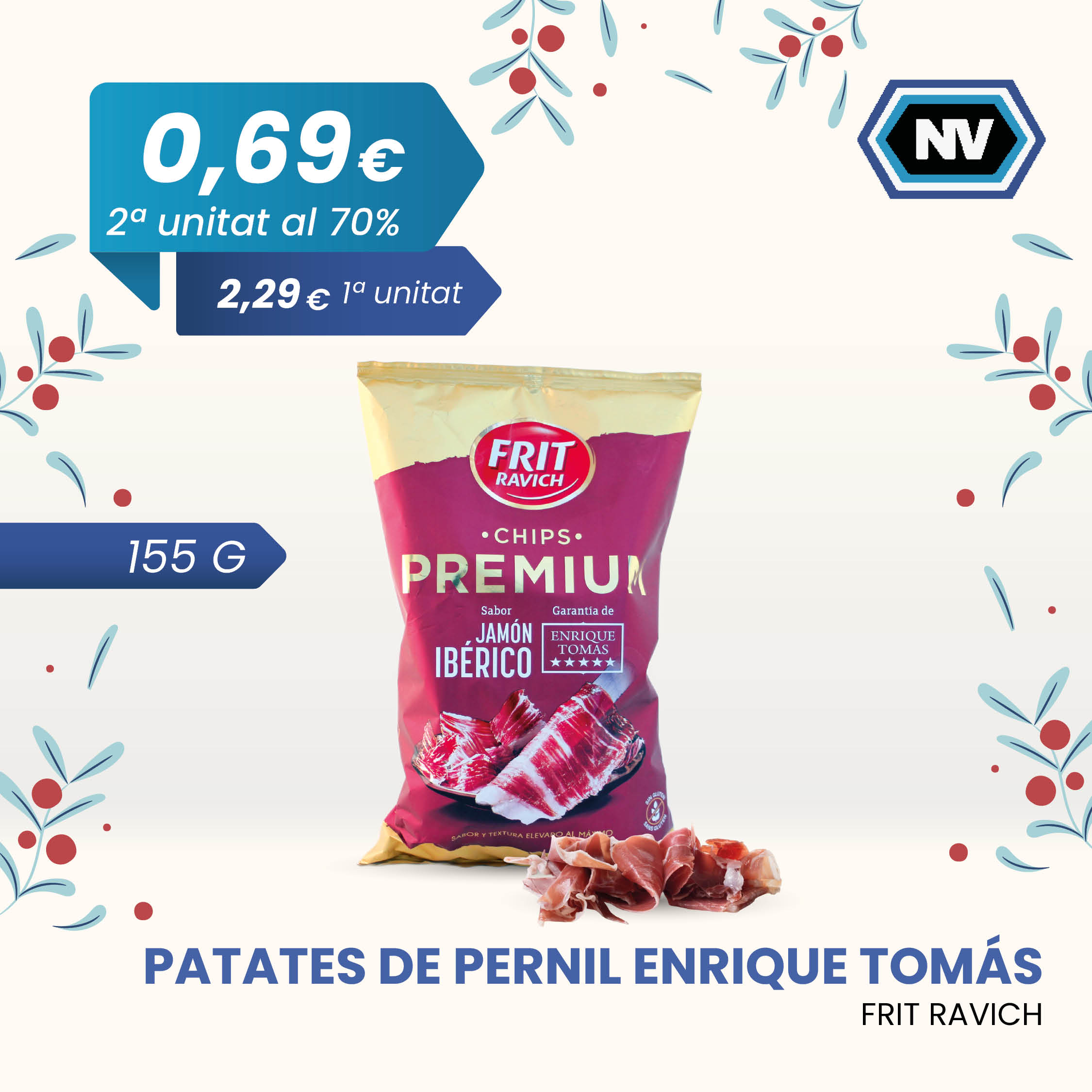 PATATES DE PERNIL ENRIQUE TOMÁS FRIT RAVICH 155 G