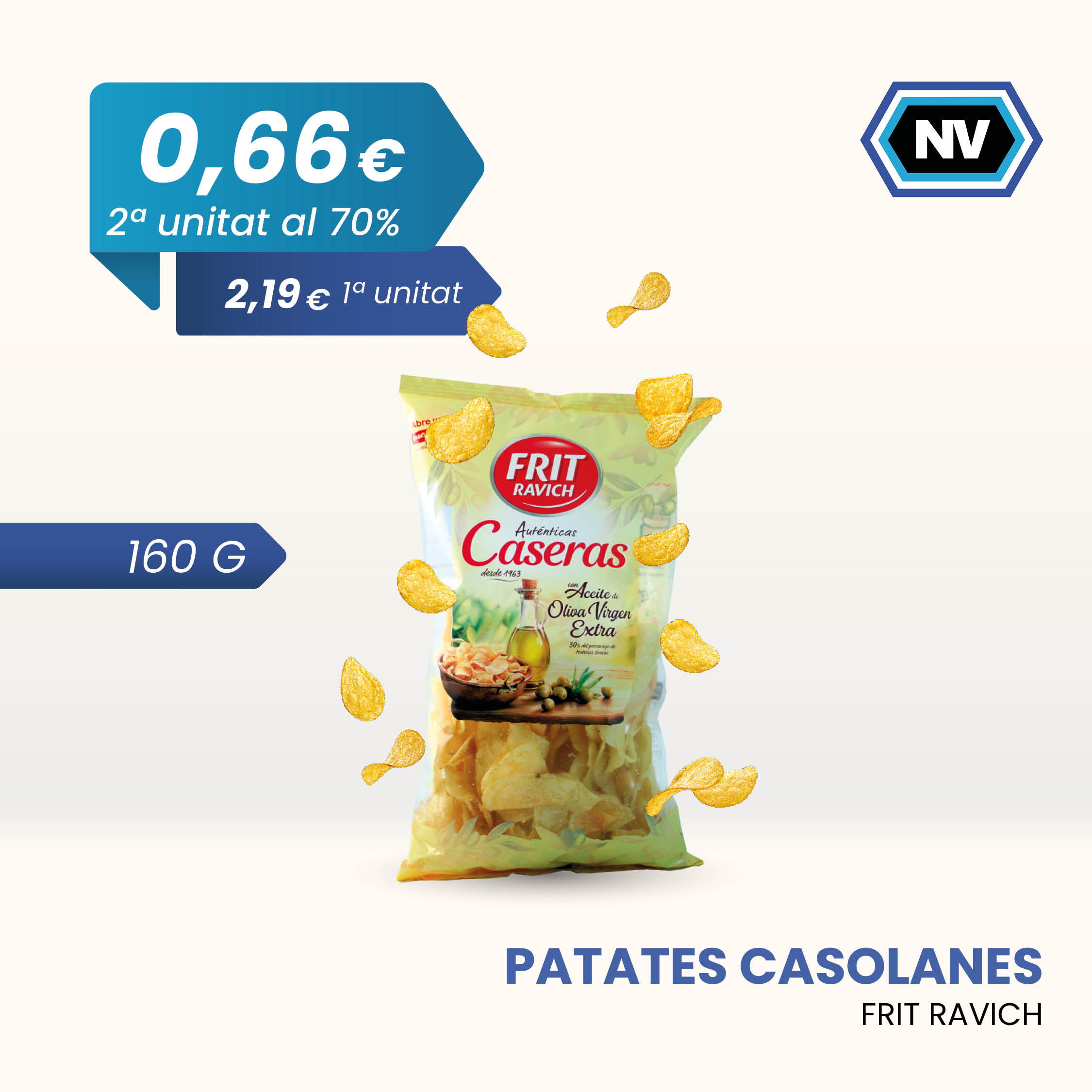 PATATES CASOLANES FRIT RAVICH 160 G