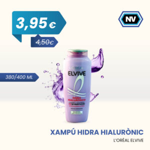 XAMPÚ HIDRA HIALURÒNIC L’ORÉAL ELVIVE 380/400 ML
