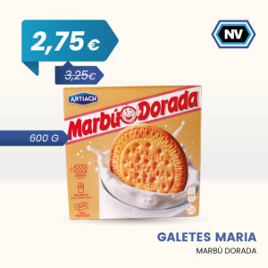 GALETES MARIA MARBÚ DORADA 600G