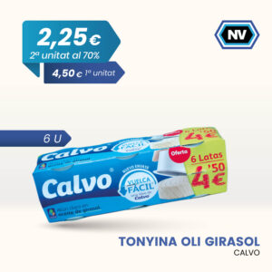 TONYINA OLI GIRASOL CALVO 6U