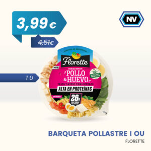 BARQUETA POLLASTRE I OU FLORETTE 1 U