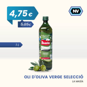 OLI D’OLIVA VERGE SELECCIÓ LA MASÍA 1 L