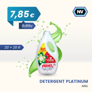 DETERGENT PLATINUM ARIEL 20 + 20 R