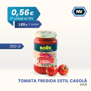 TOMATA FREGIDA ESTIL CASOLÀ SOLÍS 350 G