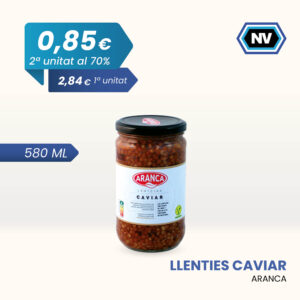 LLENTIES CAVIAR ARANCA 580 ML