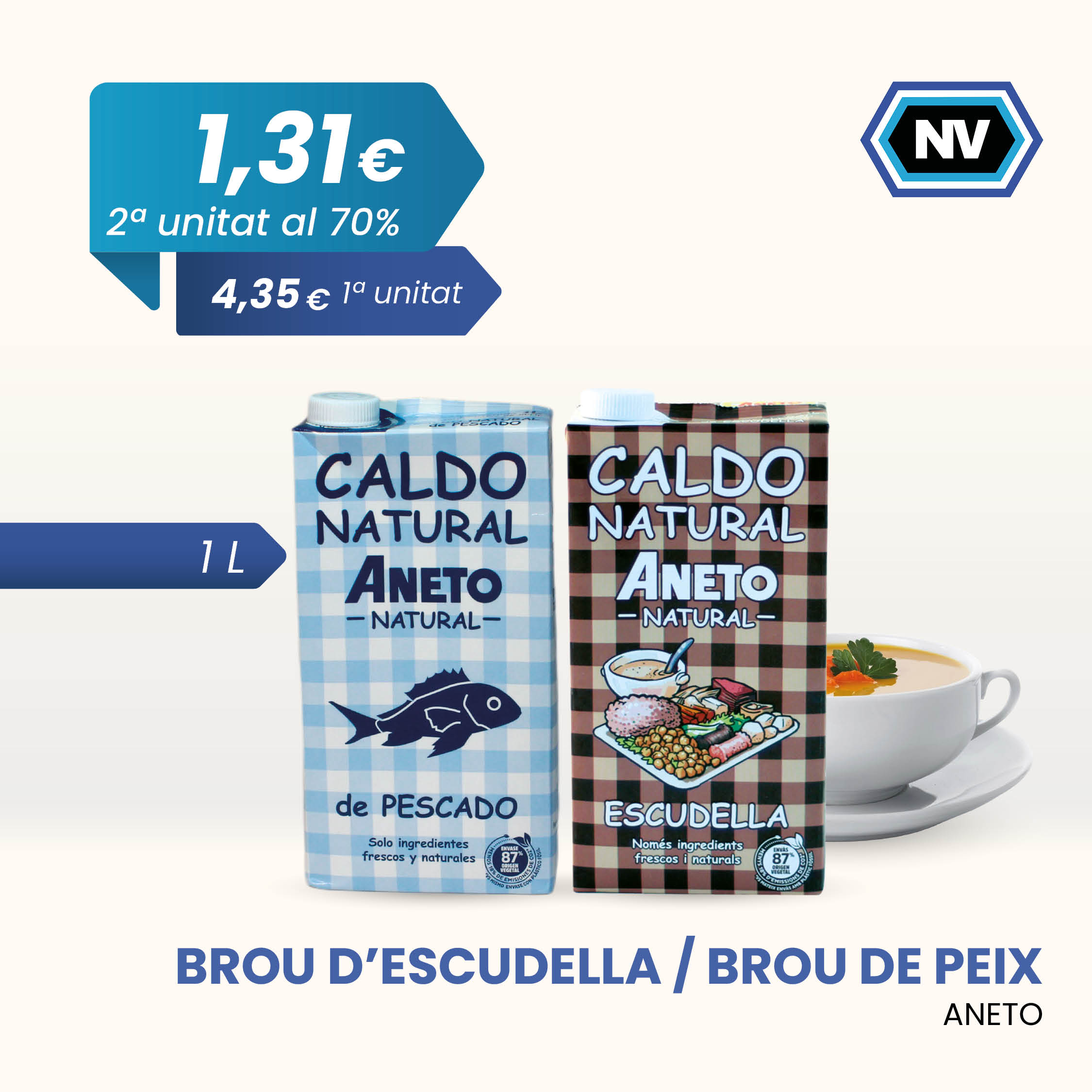 BROU D’ESCUDELLA / BROU DE PEIX ANETO 1 L