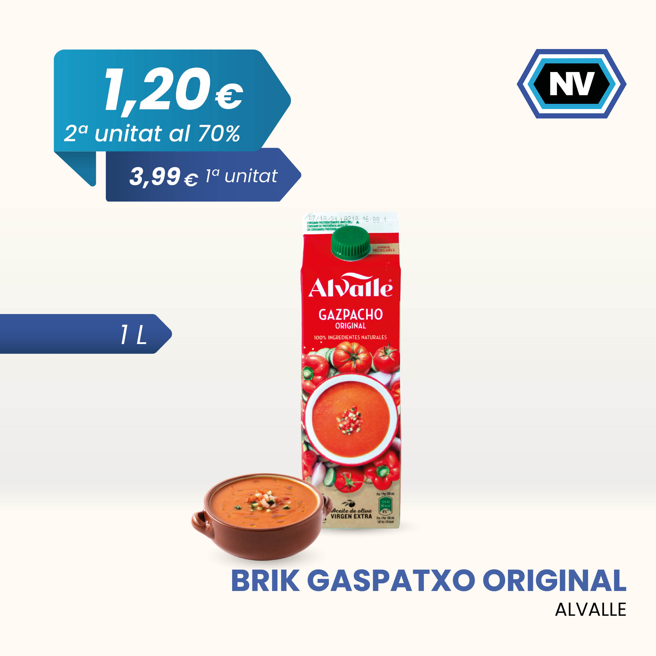 BRIK GASPATXO ORIGINAL ALVALLE 1 L