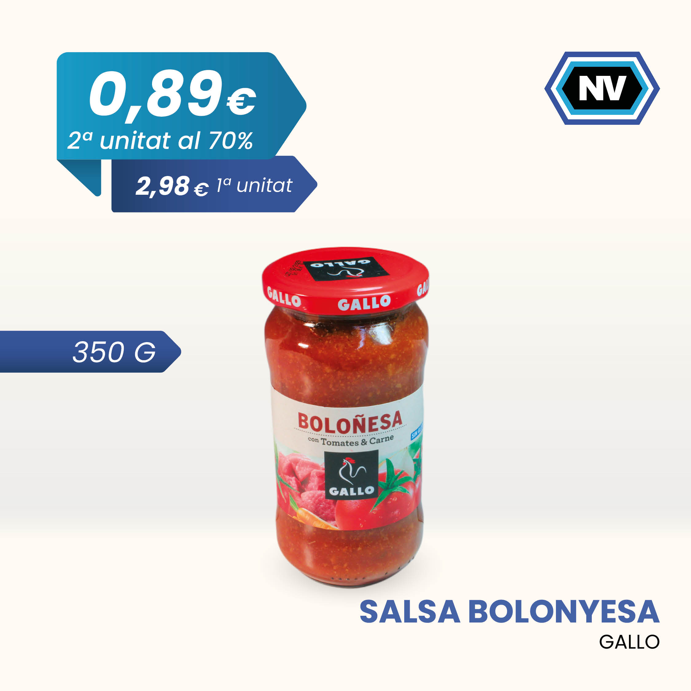 SALSA BOLONYESA GALLO 350 G