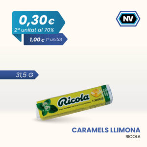 CARAMELS LLIMONA RICOLA 31,5 G