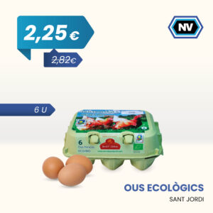 OUS ECOLÒGICS SANT JORDI 6 U