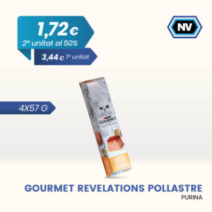 GOURMET REVELATIONS POLLASTRE PURINA 4X57 G