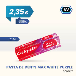 PASTA DE DENTS MAX WHITE PURPLE COLGATE 75 ML