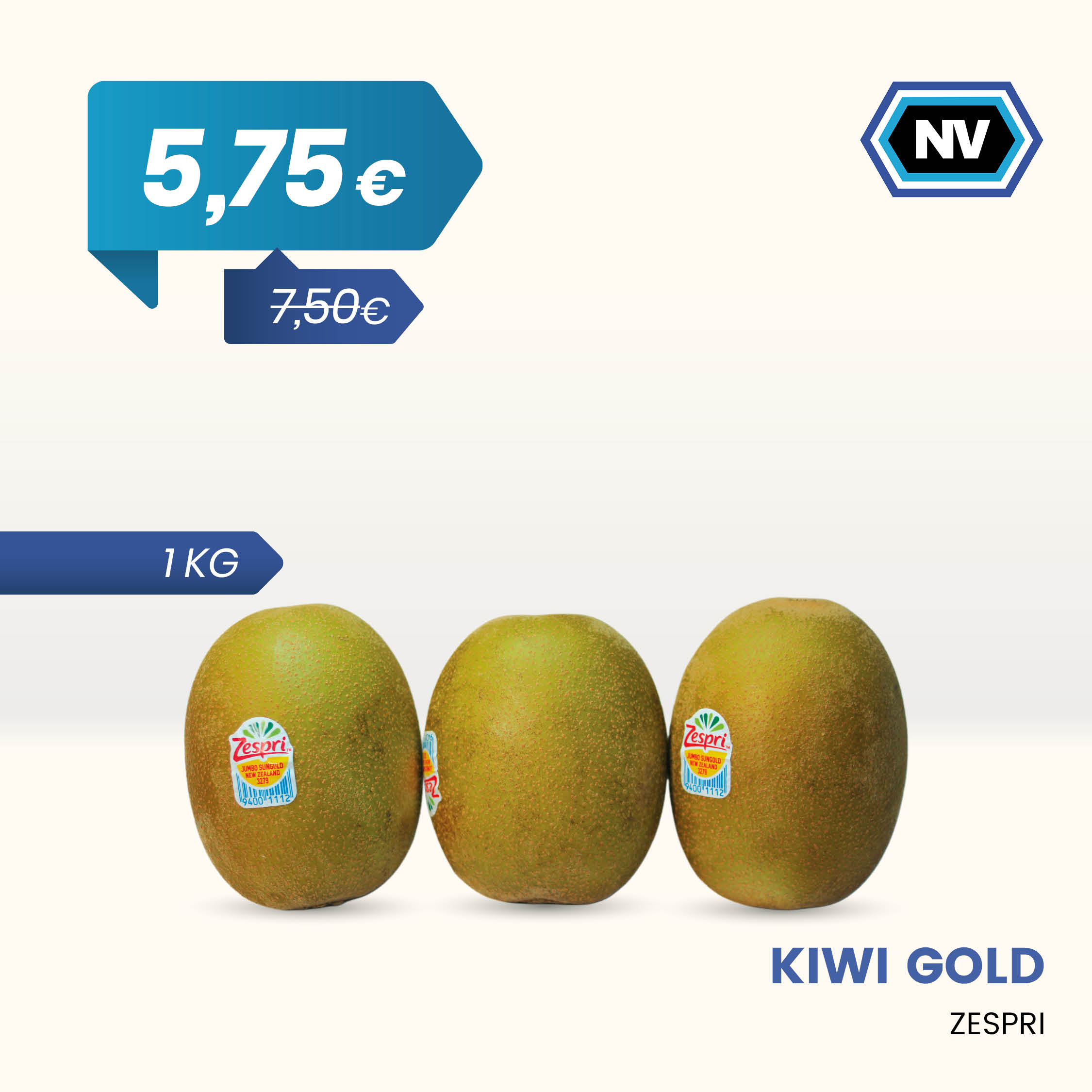 KIWI GOLD ZESPRI 1 KG