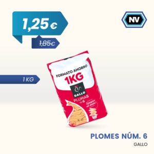 PLOMES NÚM. 6 GALLO 1 KG