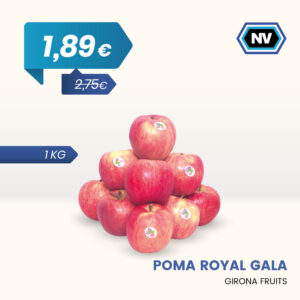 POMA ROYAL GALA GIRONA FRUITS 1 KG